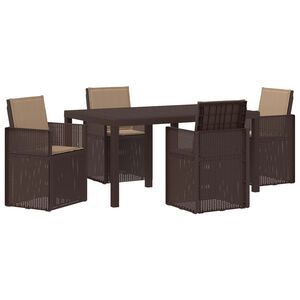 vidaXL Conjunto de Jantar para Jardim 5 unid. PP
