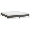 vidaXL Estrutura de cama sem colch&atilde;o 180x200 cm veludo cinzento-escuro