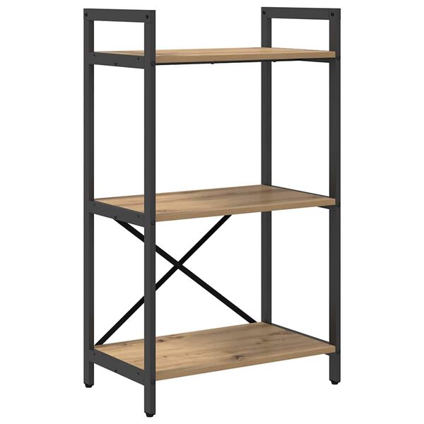 vidaXL Estante Carvalho Artesanal 56 x 34 x 96 cm Madeira processada