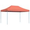 vidaXL Tenda para festas pop-up dobr&aacute;vel 440x292x315 cm terracotta