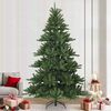 vidaXL &Aacute;rvore de Natal Articulada Artificial Verde 240 cm PVC, a&ccedil;o
