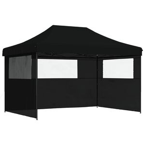 vidaXL Tenda de Festa Preto 279 x 410 x 315 cm Tecido Oxford