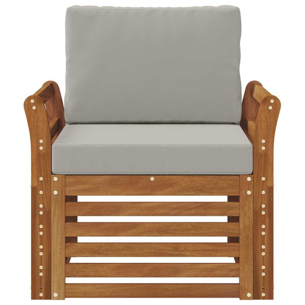 vidaXL Conjunto de Sof&aacute;s para Exterior Natural 75,5 x 63 x 73 cm