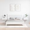 vidaXL Mesa-de-cabeceira com gaveta 2 pcs Branco 44 x 32,5 x 40 cm