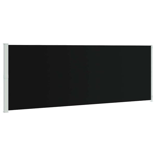 vidaXL Toldo lateral retr&aacute;til para p&aacute;tio 220x600 cm preto
