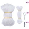 vidaXL Rede para gatos transparente 3x2 m Nylon