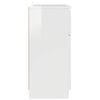vidaXL Buffet Branco Brilhante 100 x 30 x 65,6 Madeira processada