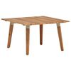 vidaXL Mesa de centro p/ jardim 60x60x36 cm madeira de ac&aacute;cia maci&ccedil;a