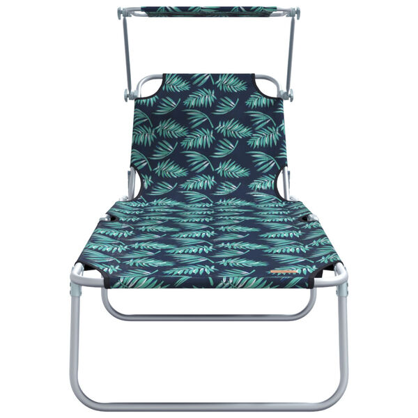 vidaXL Espreguiçadeira 2-pessoa 2 pcs Verde 58 x 188 x 77cm tecido