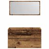 vidaXL M&oacute;vel casa de banho espelho madeira antiga madeira trabalhada