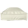 vidaXL Almofada Creme 120 x 40 x 8 cm Tecido Oxford
