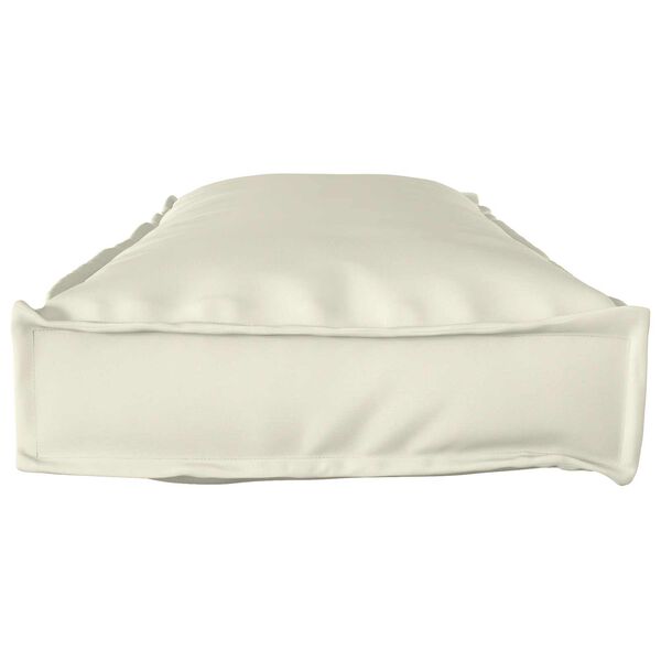 vidaXL Almofada Creme 120 x 40 x 8 cm Tecido Oxford