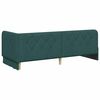 vidaXL Estrutura de Cama de Canto Verde Escuro 80 x 200 cm tecido