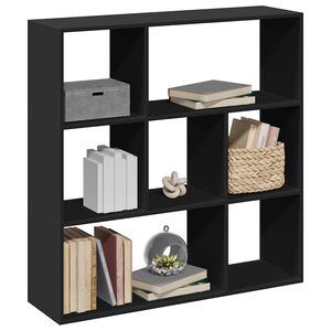 vidaXL Estante divis&oacute;ria 102x29x103,5 cm derivados de madeira preto