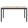 vidaXL Mesa de jantar Natural 150 x 90 x 75 cm