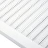 vidaXL Portas de arm&aacute;rio 4 pcs design de persiana pinho maci&ccedil;o branco