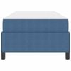 vidaXL Estrutura da Cama com colch&atilde;o Azul 100 x 200 cm tecido