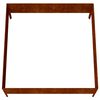 vidaXL Canteiro elevado de jardim 100x100x41 cm a&ccedil;o corten