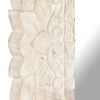 vidaXL Espelho 110x50 cm madeira de mangueira maciça branco