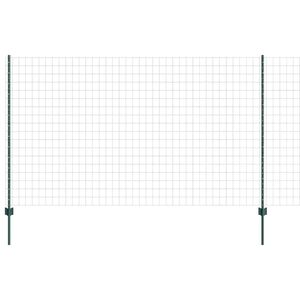 vidaXL Cerca com Poste Verde