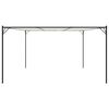 vidaXL Gazebo 4x4 m 180 g/m² tecido e aço branco