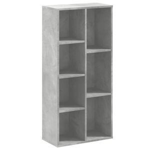 vidaXL Estante 50x25x105 cm derivados de madeira cinzento cimento