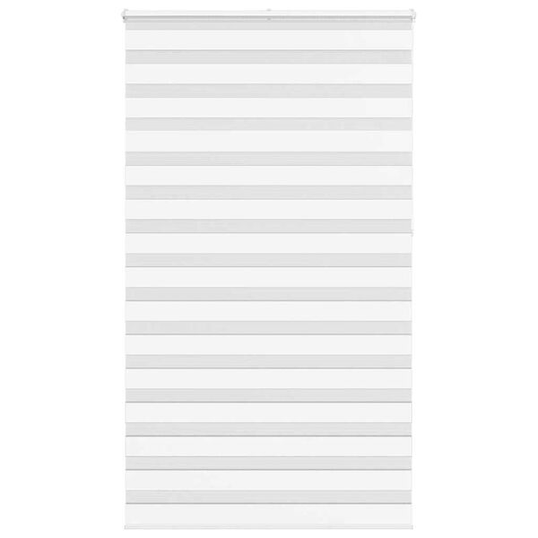 vidaXL Cortina de zebra 135x230 cm largura do tecido 130,9cm poli&eacute;ster