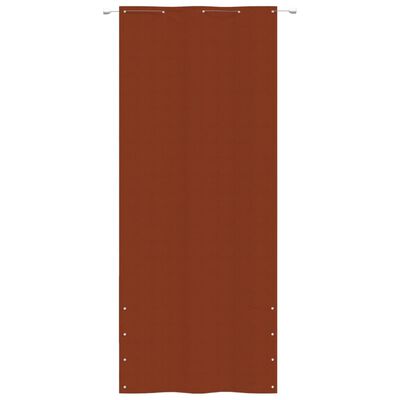 vidaXL Tela de varanda 100x240 cm tecido oxford terracota