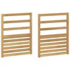 vidaXL M&oacute;dulo de Bra&ccedil;os 2 pcs Branco 59 x 4 x 73 cm