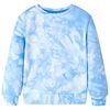 Sweatshirt para crian&ccedil;a azul-suave 116
