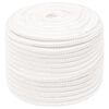 vidaXL Corda utilit&aacute;ria multiusos 14 mm 100 m Branco PP