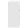 vidaXL Aparador 100x35x76 cm derivados de madeira branco