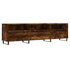 vidaXL M&oacute;vel de TV 150x30x44,5 cm derivados de madeira carvalho fumado