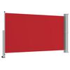 vidaXL Toldo lateral retr&aacute;til para p&aacute;tio 140x300 cm vermelho