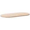 vidaXL Tampo de mesa 100x50x2,5 cm madeira maci&ccedil;a pinho oval