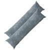vidaXL Capa almofada HEERLEN Azul-Claro 40 x 145 cm Tecido Chenille