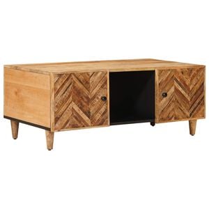 vidaXL Mesa de centro Castanho 100 x 54 x 40 cm