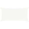 vidaXL Para-sol estilo vela 160 g/m&sup2; 4x7 m PEAD branco