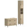 vidaXL Conjunto de Arm&aacute;rio de Banheiro com 2 Pe&ccedil;as HAARLEM
