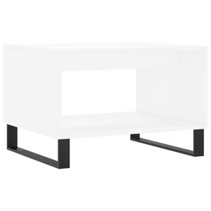 vidaXL Mesa de centro 60x50x40 cm derivados de madeira branco