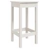 vidaXL Cadeiras de bar 2 pcs 40x40x78cm madeira de pinho maci&ccedil;a branco