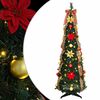 vidaXL &Aacute;rvore de Natal Artificial com 100 LEDs Verde 155 cm PVC