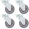 vidaXL Rodas girat&oacute;rias 4 pcs 50 mm