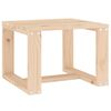 vidaXL Mesa de apoio p/ jardim 40x38x28,5 cm madeira de pinho maci&ccedil;a