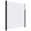 vidaXL Toldo lateral retr&aacute;til 220x500 cm branco