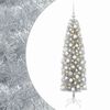 vidaXL &Aacute;rvore de Natal artificial estreita com bolas 180 cm 300 LED