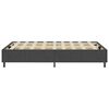 vidaXL Cama boxspring 120x200 cm tecido cinzento-escuro
