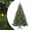 vidaXL &Aacute;rvore de Natal Artificial com 300 LEDs Verde 180 cm PE e PVC