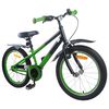 vidaXL Bicicleta Infantil 22 Polegadas para 7-12 anos Azul Preto