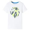 T-shirt infantil cor cru 128